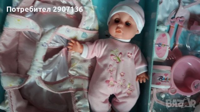 БЕБЕ С КОШНИЧКА И АКСЕСОАРИ , снимка 2 - Кукли - 38684903