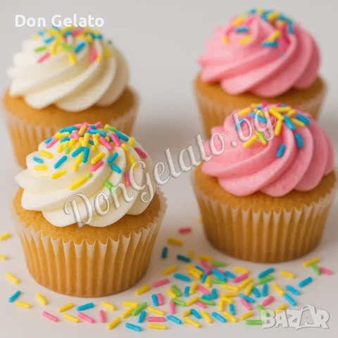 Шарени захарни пръчици за декорация – 1 кг Don Gelato, снимка 5 - Други - 42384008