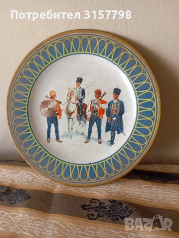 Стара чиния за декорация, снимка 1