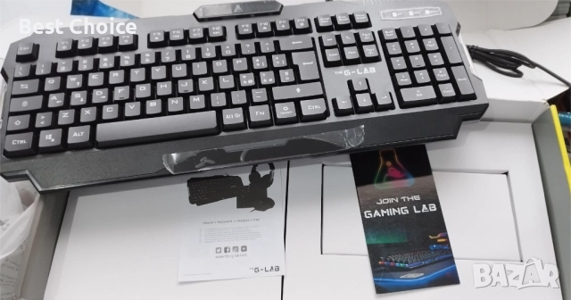 Геймърски комплект The G-Lab Combo Argon E, снимка 10 - Клавиатури и мишки - 52475727