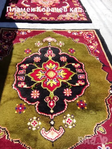 Стари български чипровски килими 2 броя, снимка 2 - Килими - 56446415
