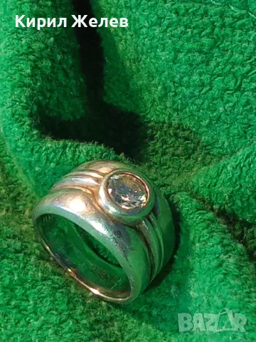 РАЗКОШЕН СКЪПОЦЕНЕН СРЕБЪРЕН ПРЪСТЕН СРЕБРО 925 с ЮВЕЛИРНО ФАСЕТИРАН МОЙСАНИТ 48602, снимка 17 - Пръстени - 49917326