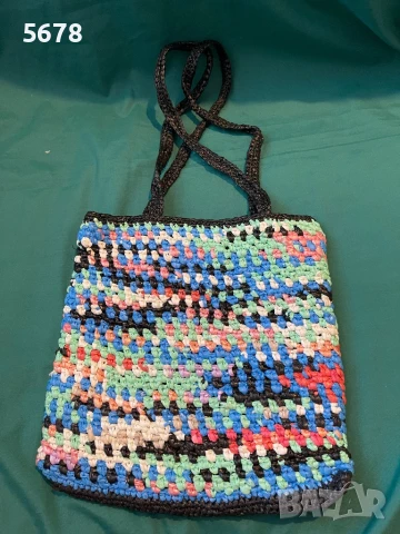 Плетена чанта, снимка 2 - Чанти - 51088321