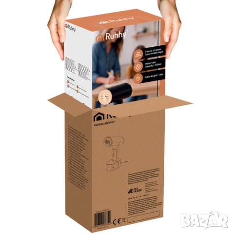 Уред за гладене с пара, снимка 7 - Ютии - 51585641