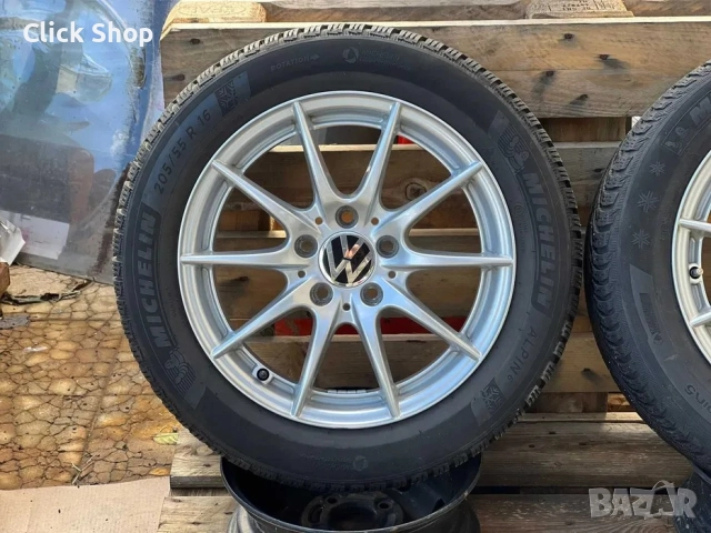 5х112 16 Цола Джанти с Гуми VW Golf Caddy Passat Touran