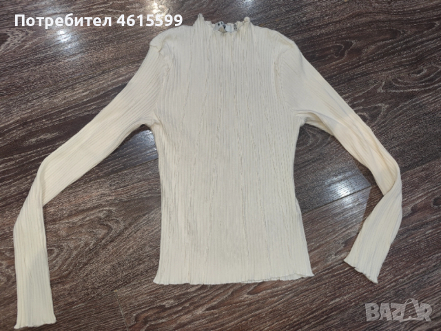 бяла блузка, снимка 2 - Блузи с дълъг ръкав и пуловери - 53878523