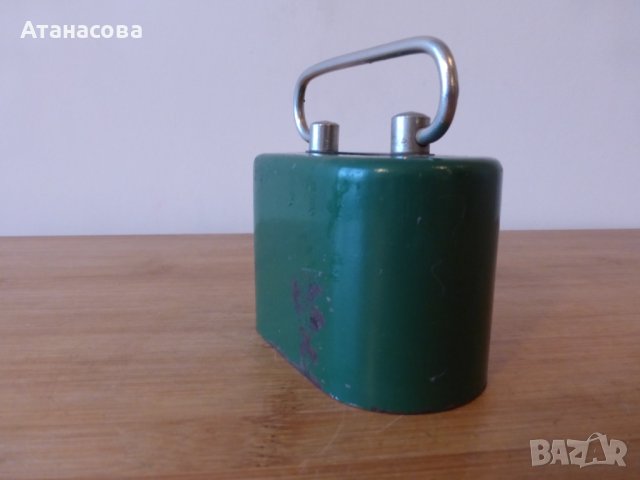 Метална касичка ДСК тъмно зелена, снимка 3 - Антикварни и старинни предмети - 42798004