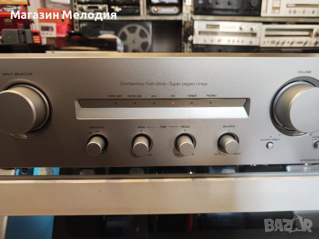 Усилвател SONY TA-FE370 Silver Две по 70 вата. В отлично техническо и много добро визуално състояние, снимка 4 - Ресийвъри, усилватели, смесителни пултове - 51169219