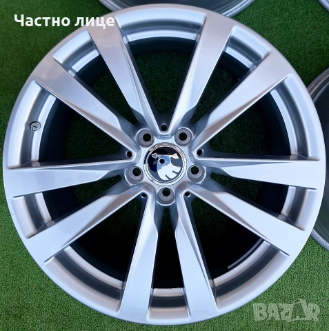 Продавам 4бр 19-ки джанти за Шкода Супърб, Супърб Скаут, Кодиак, Еняк , снимка 2 - Гуми и джанти - 53118864