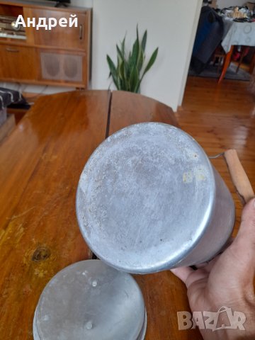 Стара алуминиева котленка,гюм #4, снимка 5 - Антикварни и старинни предмети - 42690073