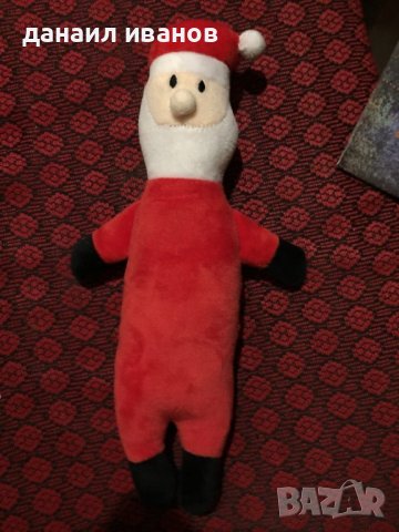 Плюшен дядо коледа писукащ за куче или дете , снимка 1