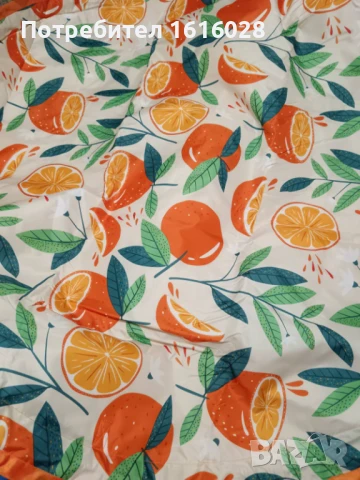 Плажна постелка - чанта 2 в 1. Раз.140 см.Десени - Портокал и Лимон., снимка 2 - Други - 50743032