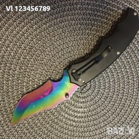 Джобен нож-100x215 mm (фолдър, сгъваем нож) The bone Edge, снимка 6 - Ножове - 50817447