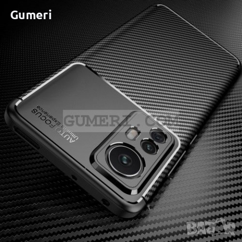 Xiaomi 12 / 12X Удароустойчив Гръб Със Защита За Задната камера - Карбон, снимка 4 - Калъфи, кейсове - 36541202