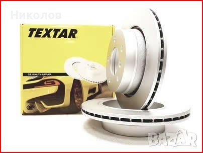 Задни спирачни дискове TEXTAR - вентилирани за BMW E46, снимка 1 - Части - 39357446