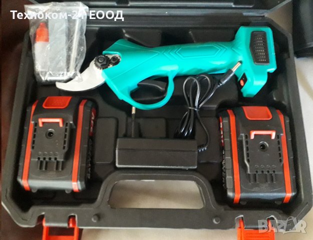 Акумулаторна градинска ножица +2 батерии 24V, снимка 3 - Други инструменти - 36852660