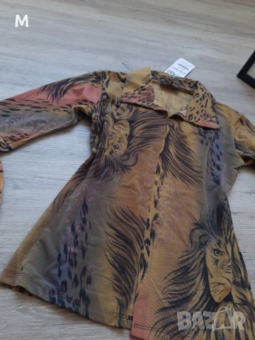 Нова колекция уникална блуза LION с красиви,ефирни ръкави на намаление, снимка 3 - Блузи с дълъг ръкав и пуловери - 29452880