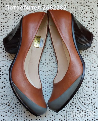 Обувки естествена кожа - Нови!, снимка 5 - Дамски елегантни обувки - 36776980