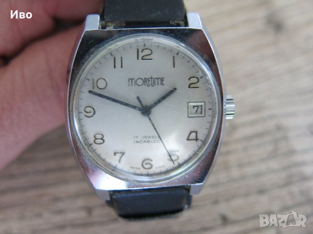 Античен MORETIME 17 JEWELS Механичен SWISS часовник