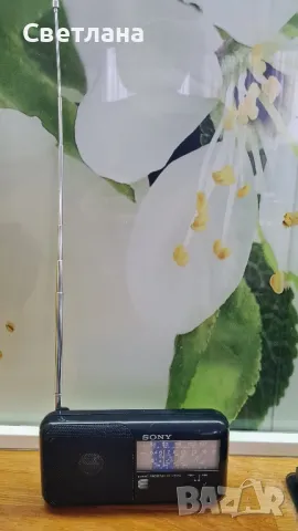 Sony icf-350W, снимка 2 - Радиокасетофони, транзистори - 49740052