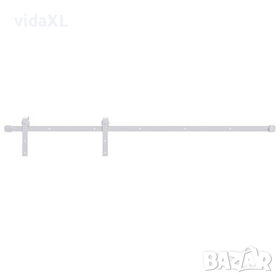 vidaXL Механизъм за плъзгаща се врата, 183 см, стомана, бял（SKU:151707, снимка 1 - Други стоки за дома - 44594330