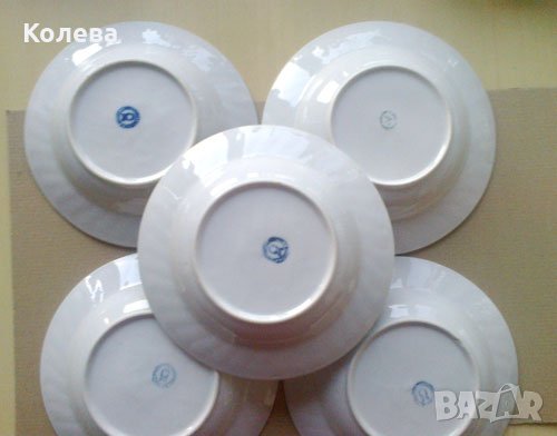 4 бели чинии, снимка 3 - Чинии - 29466248