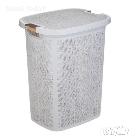 Кош за пране, светло Сив, 46x37x57,5 см