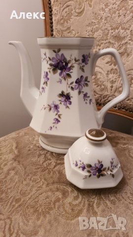 Winterling Виолет, Фин порцеланов чайник– Отличен!, снимка 6 - Сервизи - 36623926