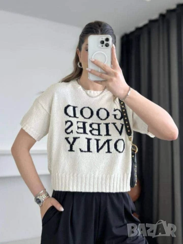 Блузка финно плетиво , снимка 2 - Блузи с дълъг ръкав и пуловери - 50922509