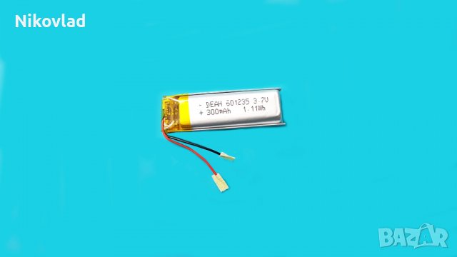 Батерия 3.7V 300mAh/ 601235/ Li-Ion