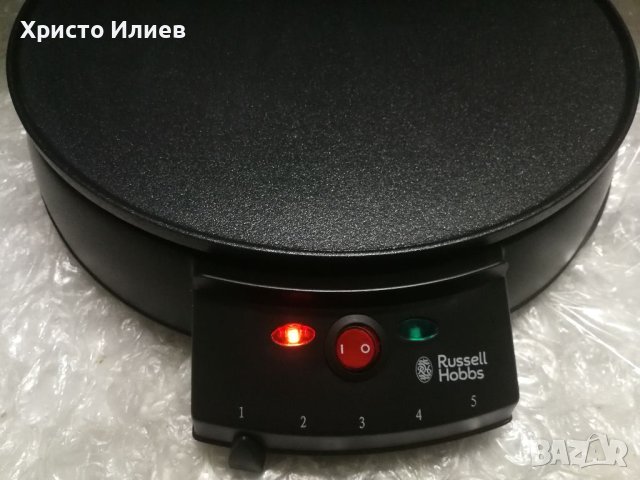 Russell Hobbs Уред за палачинки, катми, омлет с незалепваща плоча Диаметър 30 ​​см, снимка 8 - Други - 40650840