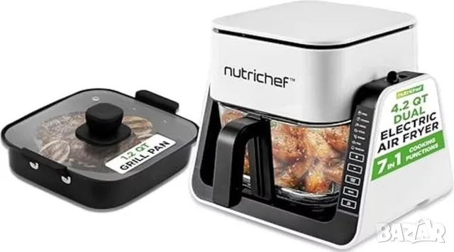 NutriChef – Фритюрник с горещ въздух и грил 4 QT