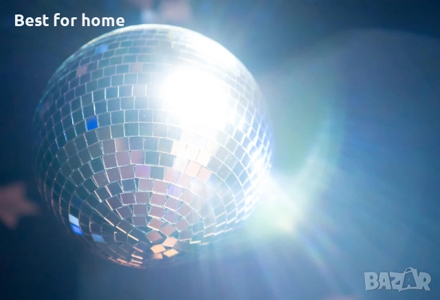 Пакет от 4 огледални диско топки с диаметър 10 см, сребърни висящи топки , снимка 9 - Други - 54090694