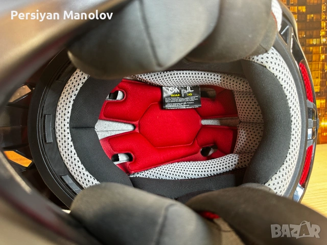 Детска мотокрос каска Oneal 2 Series Youth | Black/Orange | Размер L | 51-52 см, снимка 11 - Спортна екипировка - 54167608