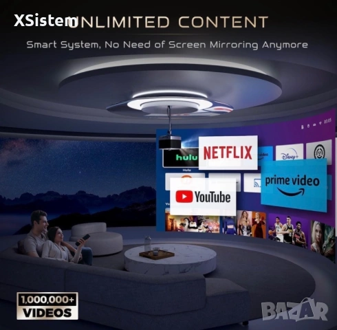 Смарт видеопроектор AURZEN BOOM 3, снимка 4 - Друга електроника - 54306816