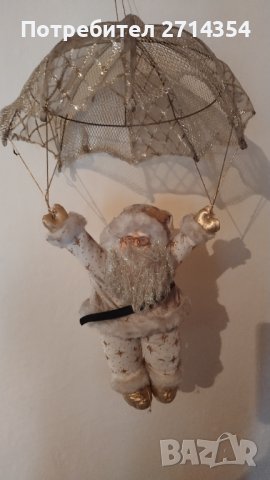 Красив дядо Коледа с парашут , снимка 10 - Декорация за дома - 38940907
