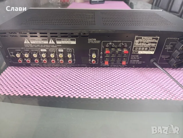 Усилвател PioneerSA-550 , снимка 3 - Ресийвъри, усилватели, смесителни пултове - 55966539