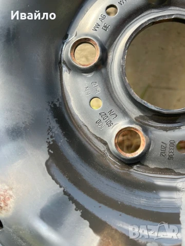 Продавам 2 бр. метални джанти за VW 15 “, снимка 3 - Гуми и джанти - 51016684