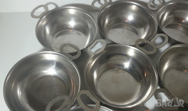 Лот 11 метални купи с дръжки, снимка 6 - Прибори за хранене, готвене и сервиране - 51276670