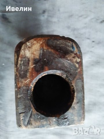 стар дървен свещник, снимка 5 - Антикварни и старинни предмети - 29221602