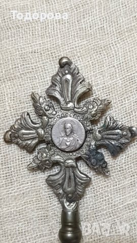 Стар кръст, снимка 4 - Антикварни и старинни предмети - 42782146