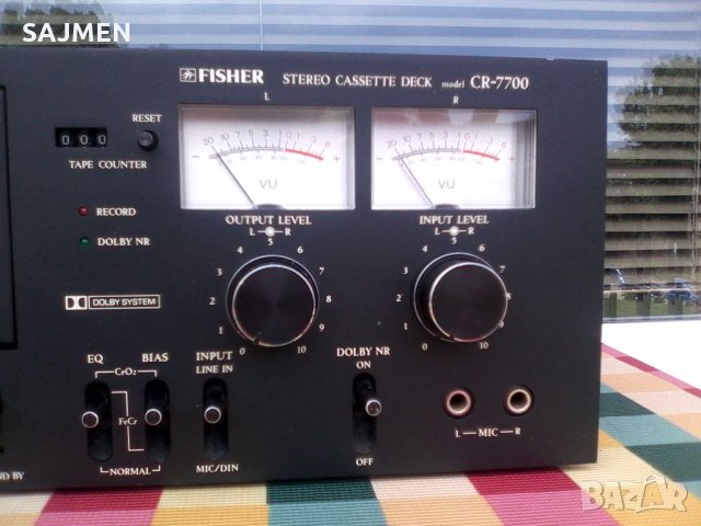 Fisher Cr-7700 Cassette ДЕК, снимка 5 - Декове - 29214240