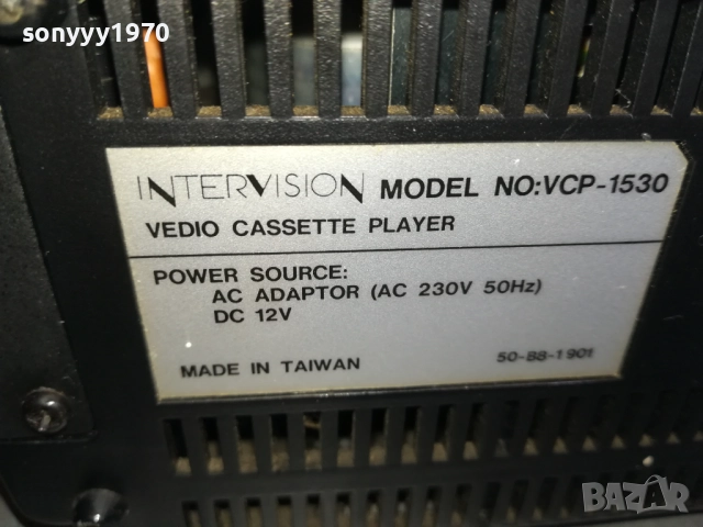 INTERVISION VIDEO 12V-ВЧЕРА ВНЕСЕНО ОТ SWISS 0711252111LCHERY2, снимка 12 - Плейъри, домашно кино, прожектори - 52336855