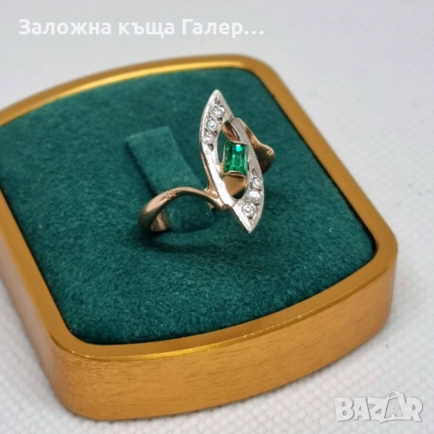 Винтидж златен пръстен – съветско злато, 583, 3,62г