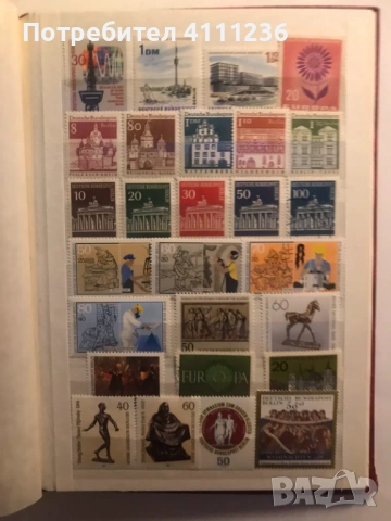 Класьор с марки от ГДР и ФРГ , снимка 14 - Филателия - 53222204
