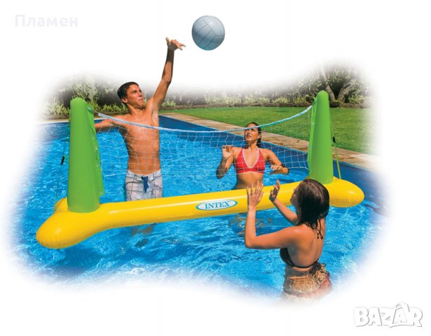 Надуваем комплект за воден волейбол 239 x 64 x 91 cм. включена топка. Нови !, снимка 5 - Басейни и аксесоари - 36977403