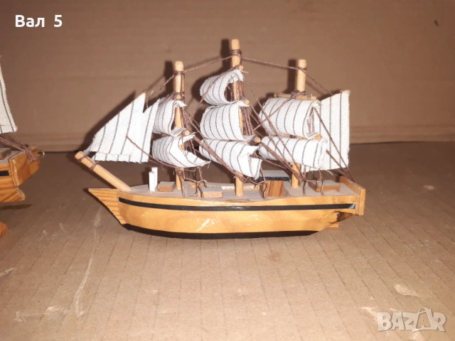 Стари корабчета - 3 броя , корабче - макет , макети, снимка 4 - Антикварни и старинни предмети - 53075474