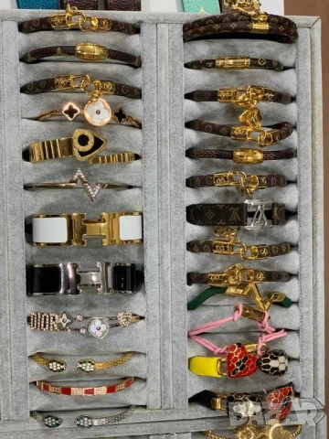 гривна от висококачествена медицинска стомана hermes louis vuitton cartier , снимка 6 - Гривни - 51005983