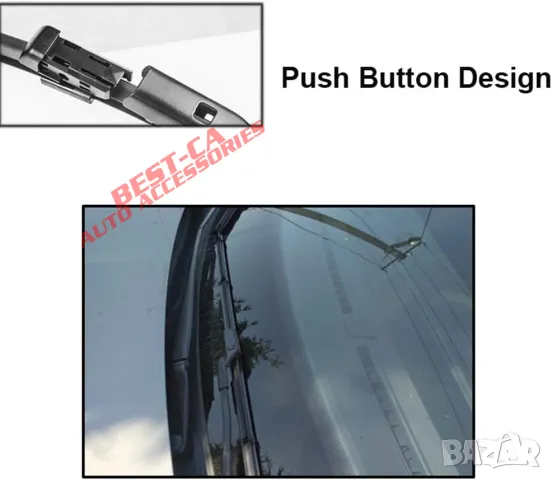 Комплект чистачки за предно стъкло 65+40 cm. подходящи за Seat Ibiza 5 KJ1 2017-, снимка 5 - Аксесоари и консумативи - 49284099