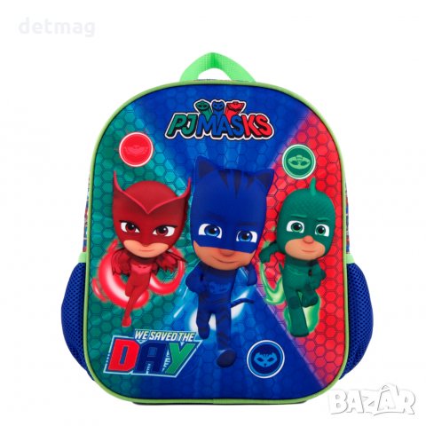 Раница PJ MASKS 3D.ИЗЧЕРПАН!!! , снимка 3 - Раници - 29799561